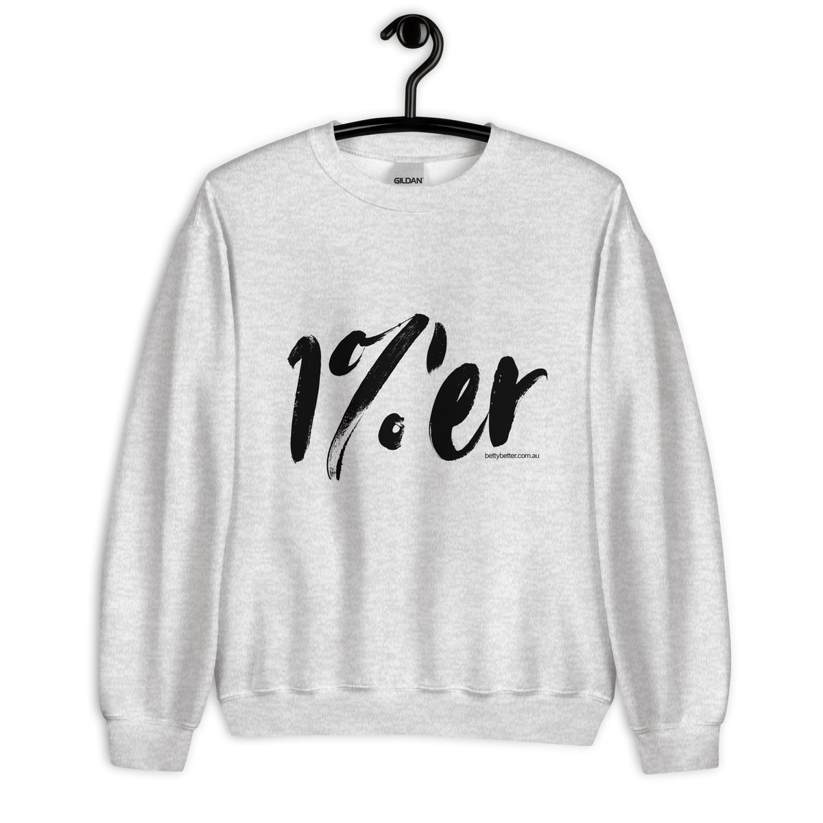 1%'er sweatshirt, ash