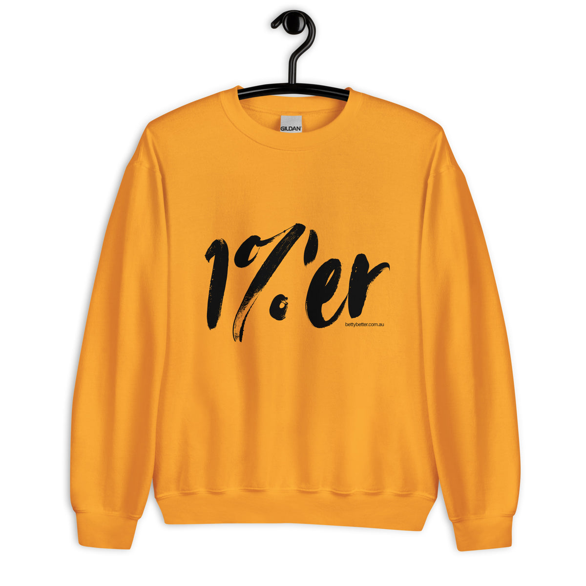 1%'er sweatshirt, gold