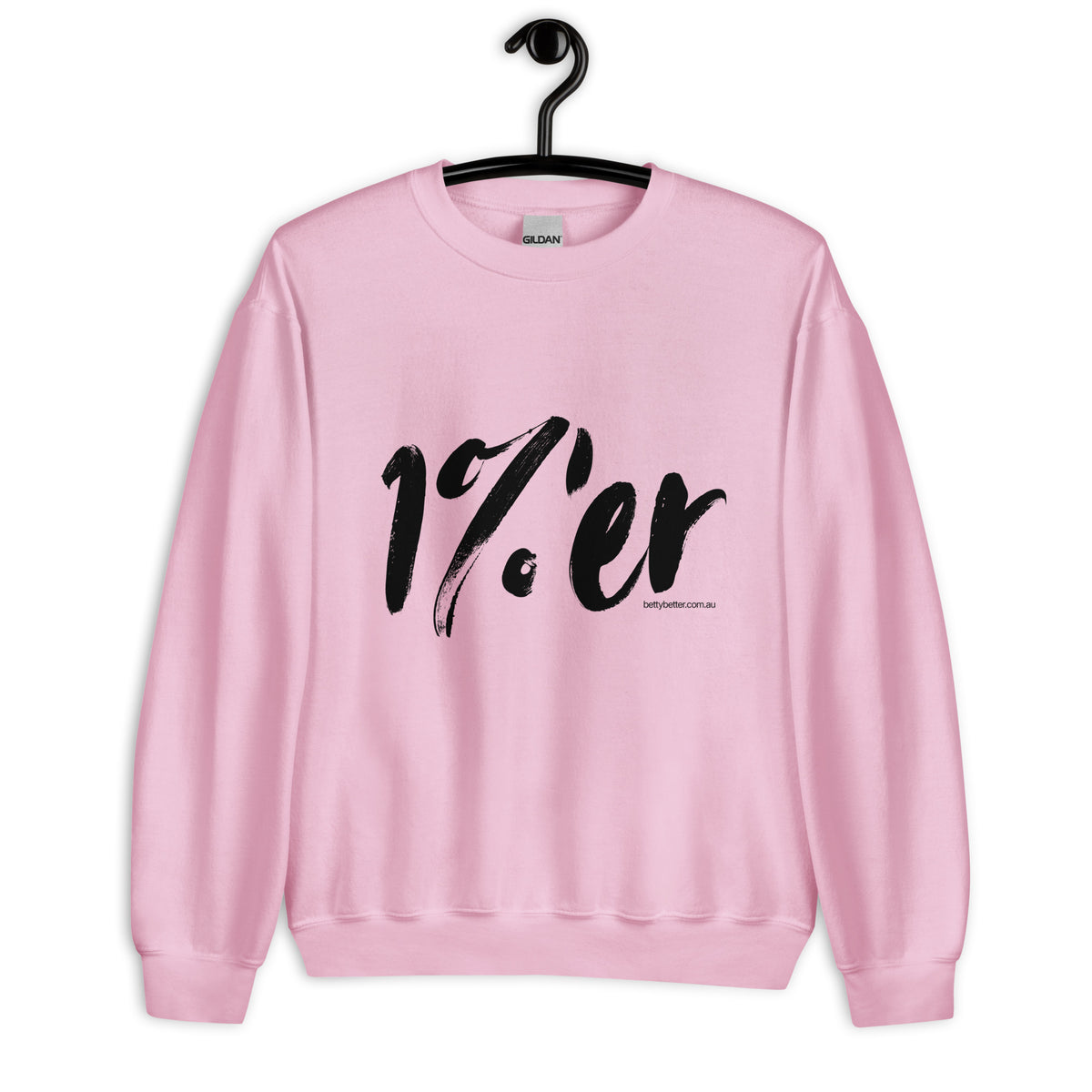 1%'er sweatshirt, light pink