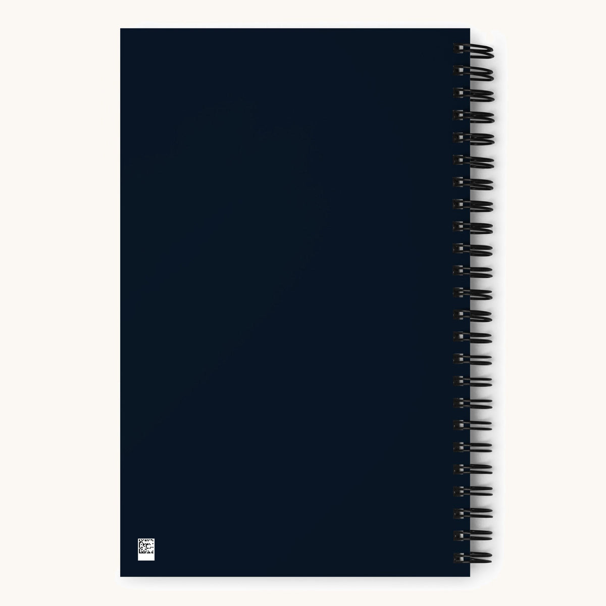 Back of the Show Up spiral notebook