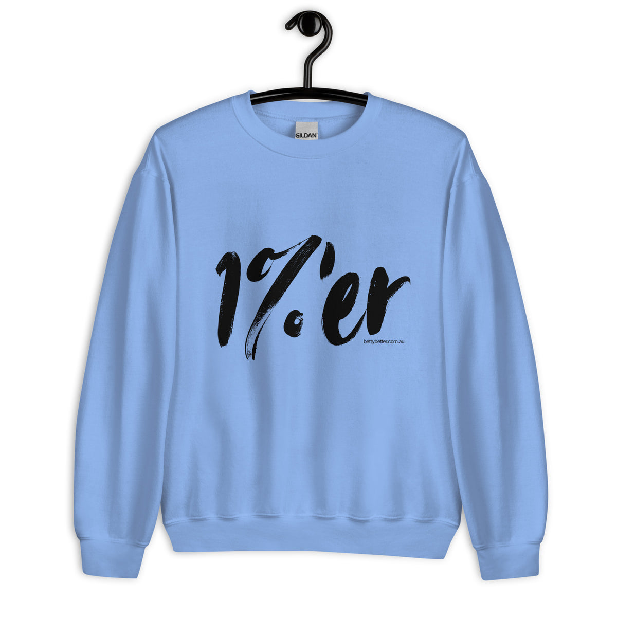 1%'er sweatshirt, Carolina blue
