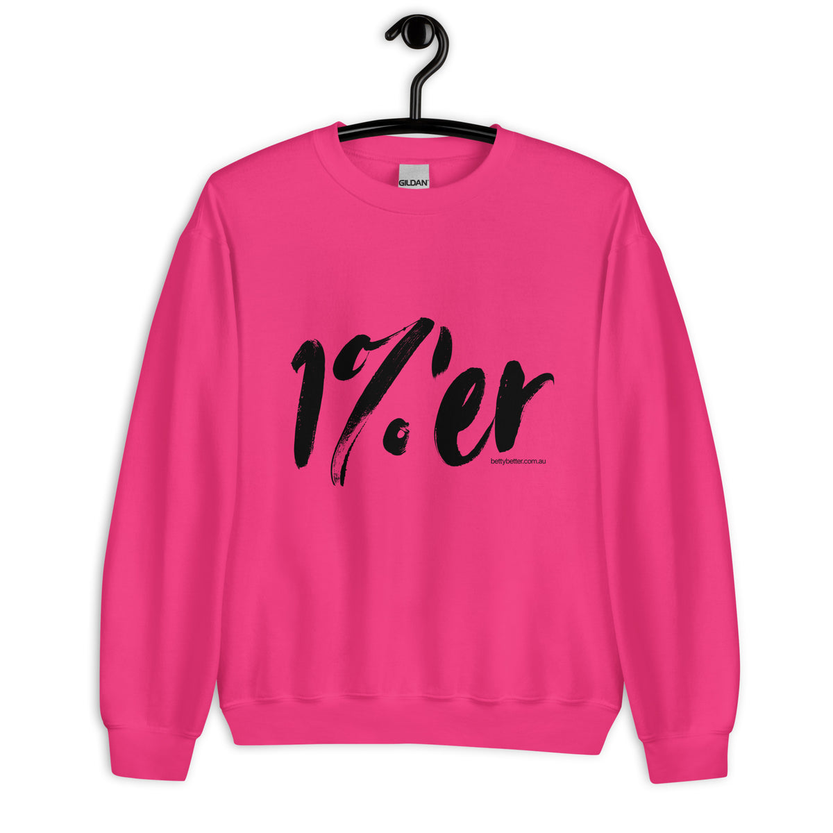 1%'er sweatshirt, heliconia