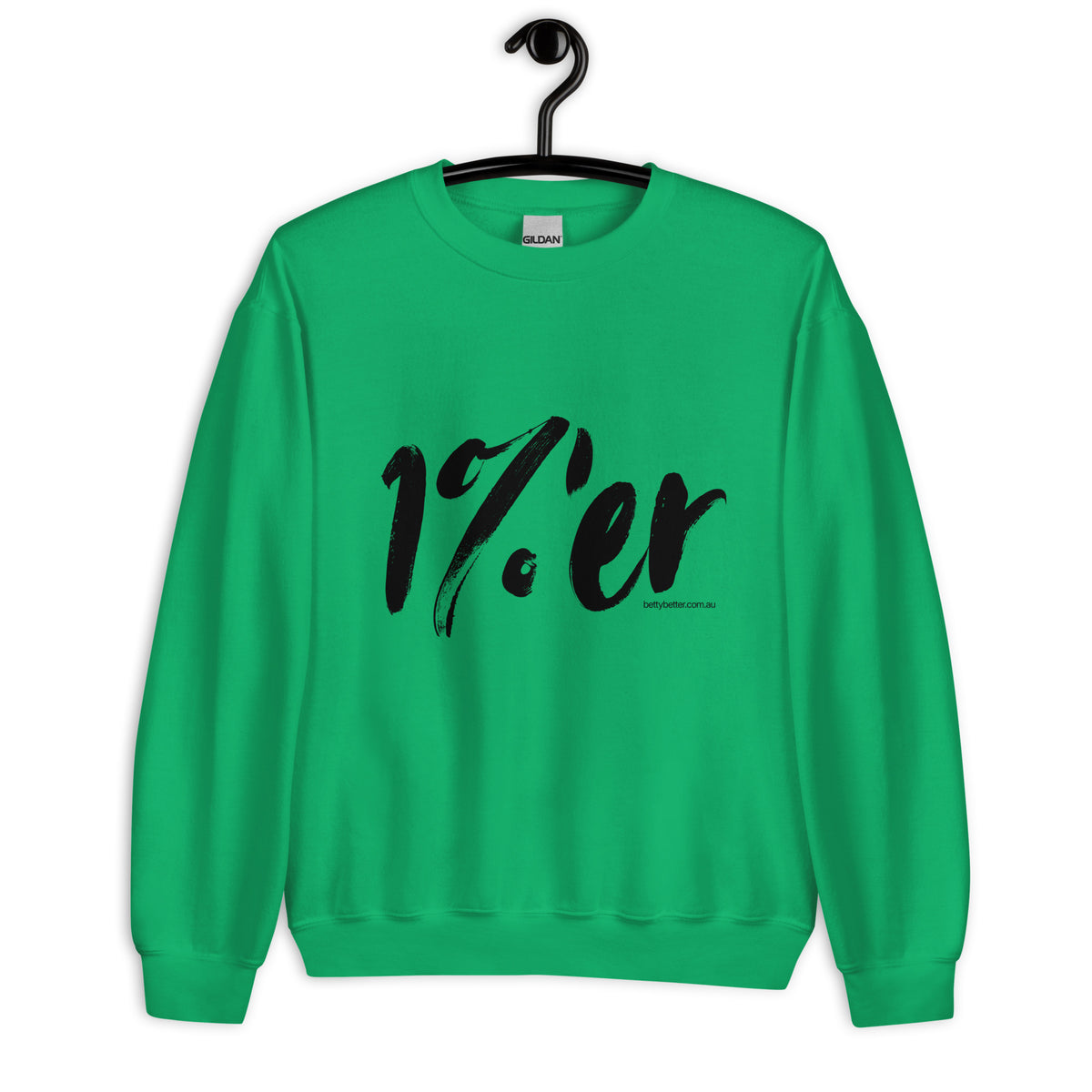 1%'er sweatshirt, Irish green