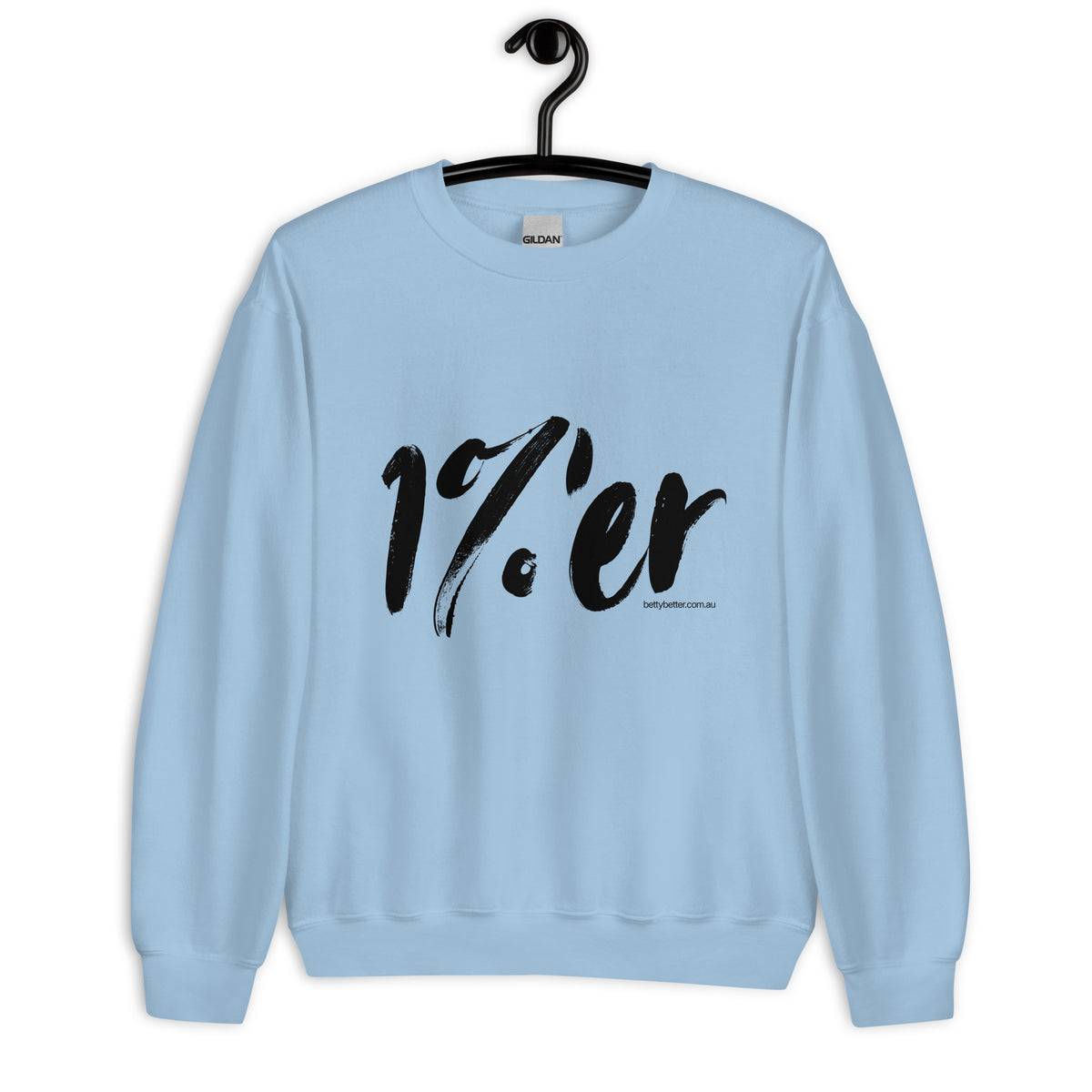 1%'er sweatshirt, light blue