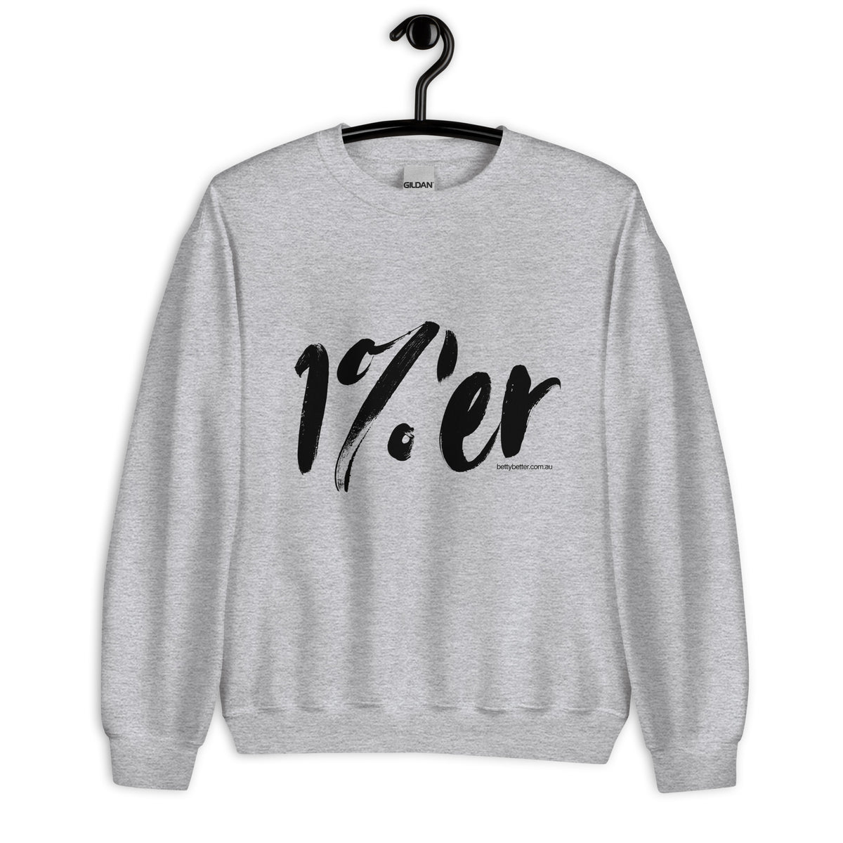 1%'er sweatshirt, sport grey