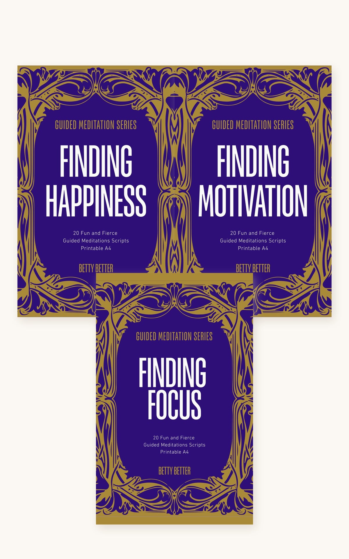 The FINDING Bundle: Finding Happiness, Motivation and Focus guided meditation scripts