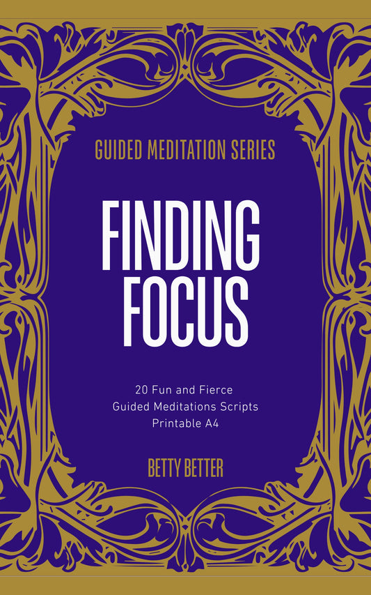 Finding Focus: 20 Fun and Fierce Guided Meditation Scripts, cover